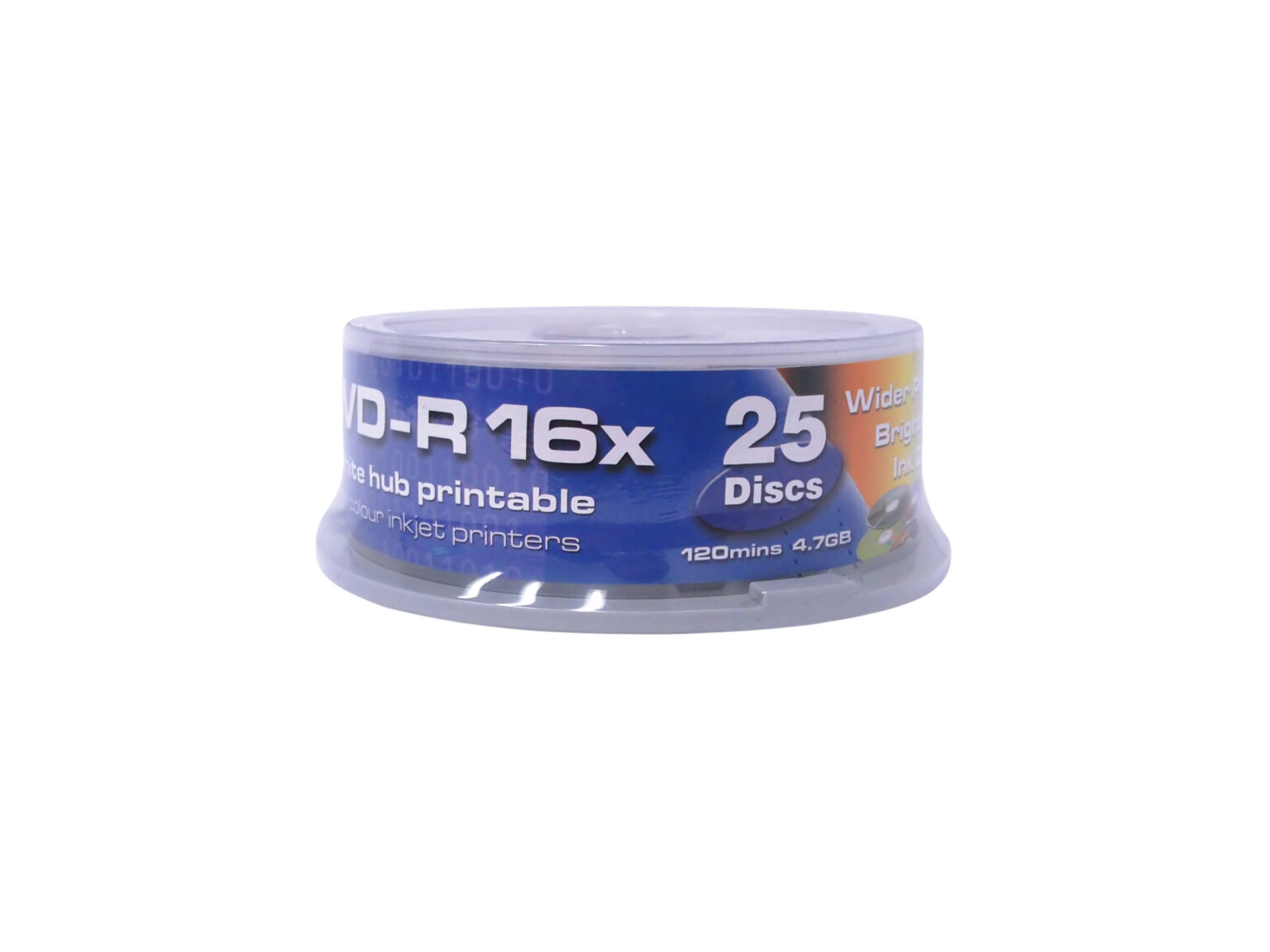 DVD R TRAXDATA 4 7GB 16X SPEED SPINDLE 25 1 PRINTABLE NOVOLUX